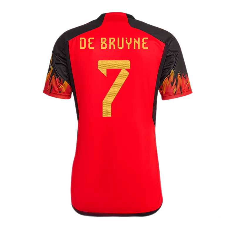DE BRUYNE #7 Belgium Home Jersey Shirt World Cup 2022 - vstockx