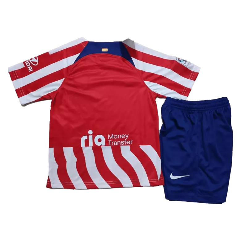 Atletico Madrid Home Kids Soccer Jerseys Kit 2022/23 - vstockx