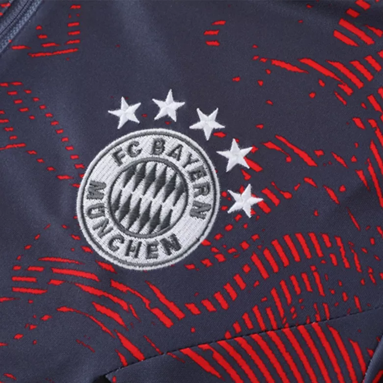Bayern Munich 1/4 Zip Tracksuit 2022/23 Gray - vstockx