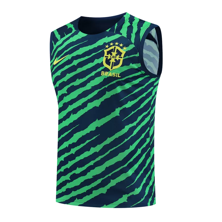 Brazil Jerseys Sleeveless Training Kit 2022 - vstockx