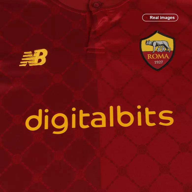 Roma Home Kids Soccer Jerseys Kit 2022/23 - vstockx