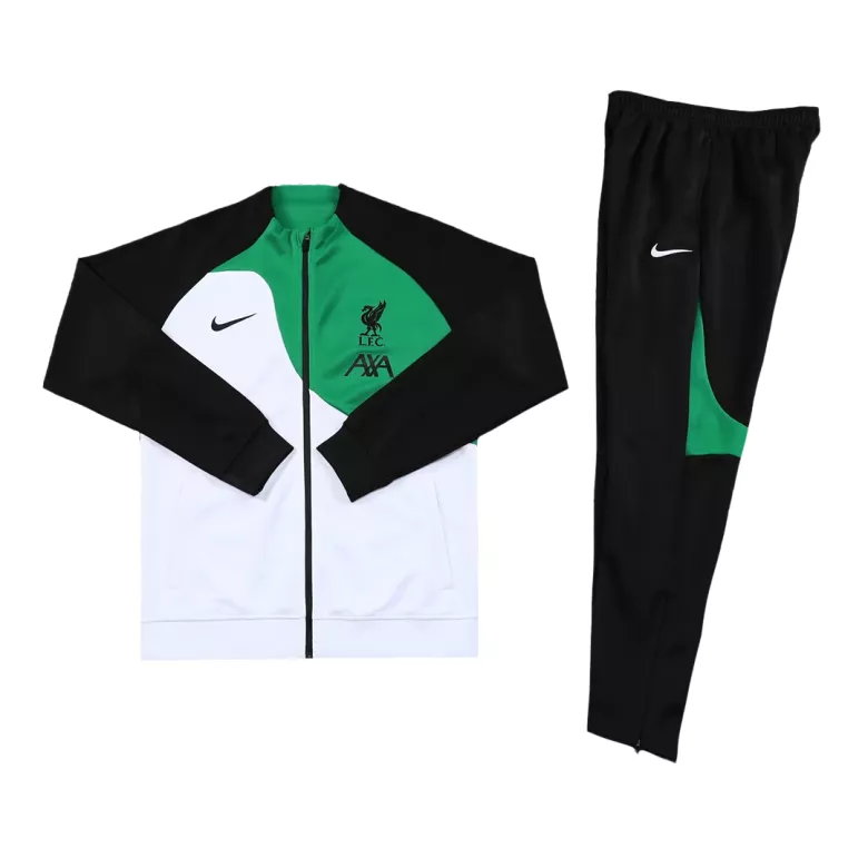 Liverpool Jacket Tracksuit 2023/24 Black&White&Green - vstockx