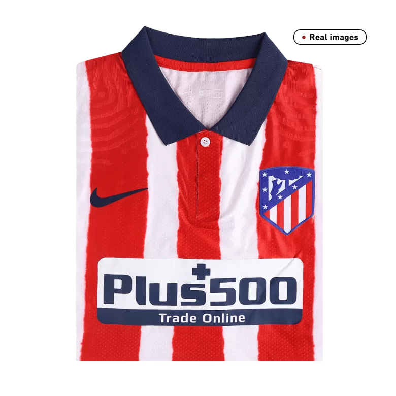 Atletico Madrid Home Authentic Soccer Jersey 2020/21 - vstockx
