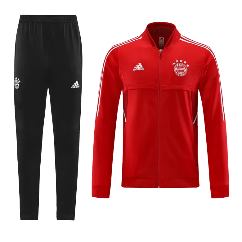 Bayern Munich Jacket Tracksuit 2022/23 Red - vstockx