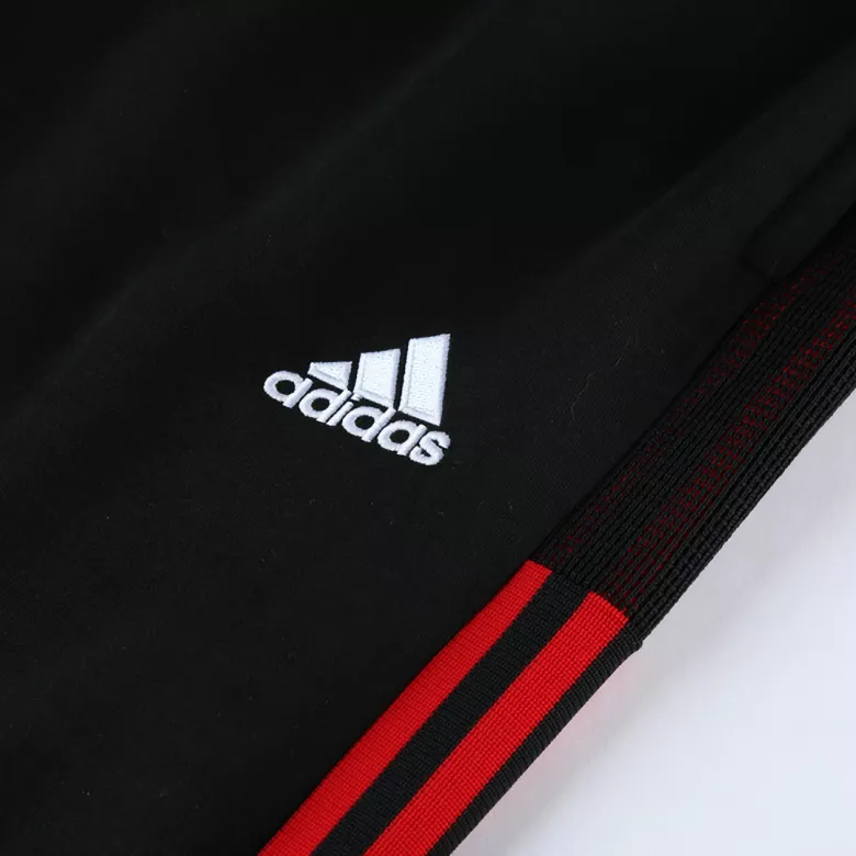 Manchester United Hoodie Jacket Tracksuit 2021/22 Black - vstockx