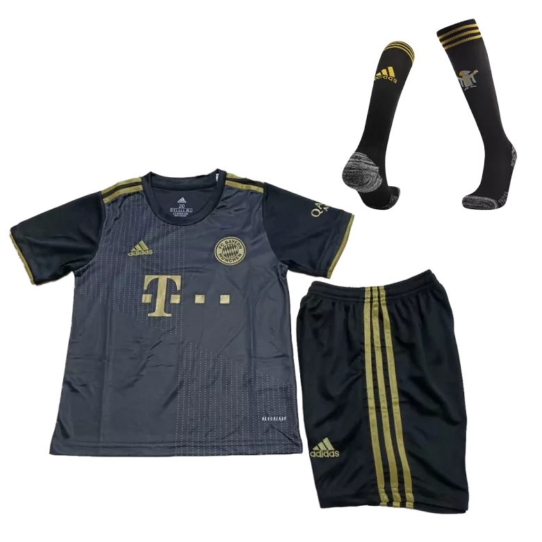 Bayern Munich Away Kids Soccer Jerseys Full Kit 2021/22 - vstockx