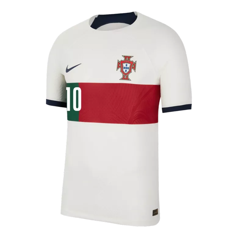 BERNARDO #10 Portugal Away Authentic Jersey World Cup 2022 - vstockx