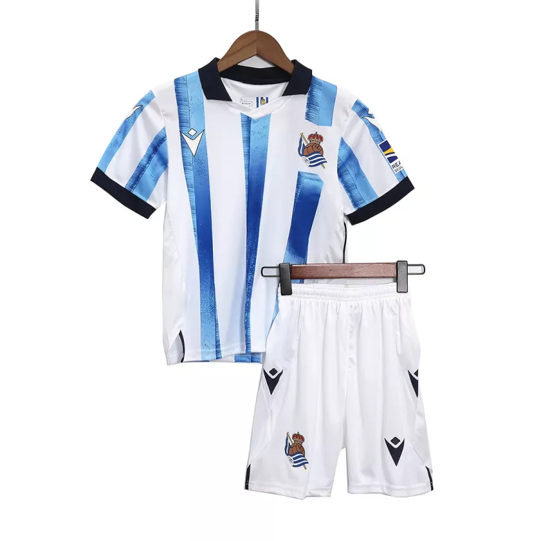 Real Sociedad Home Kids Jerseys Kit 2023/24 - vstockx