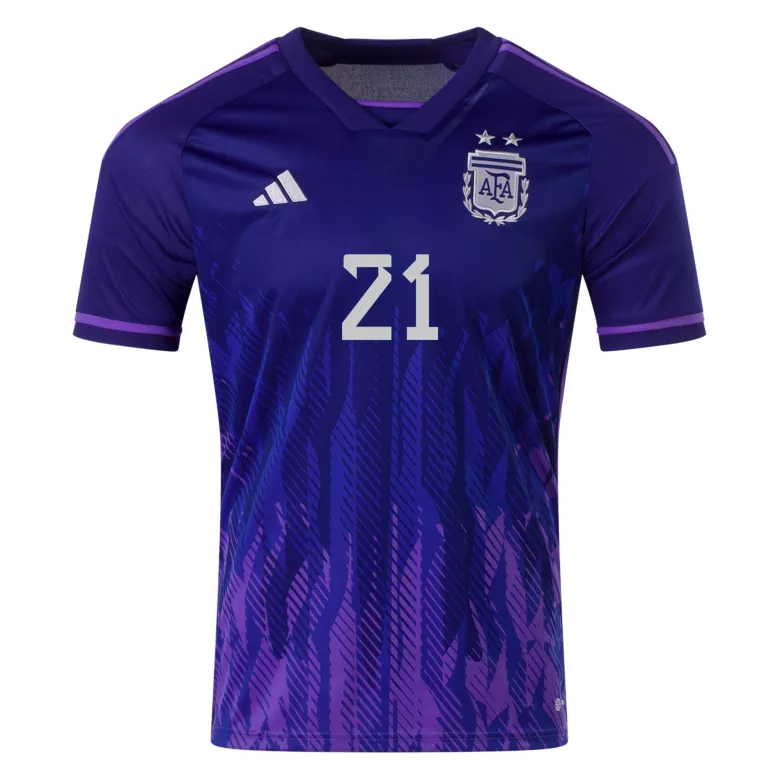 DYBALA #21 Argentina Away Jersey World Cup 2022 - vstockx