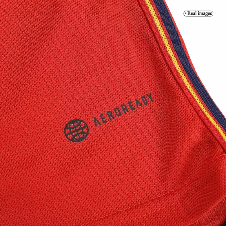 Spain Home Long Sleeve Soccer Jersey 2022 - vstockx