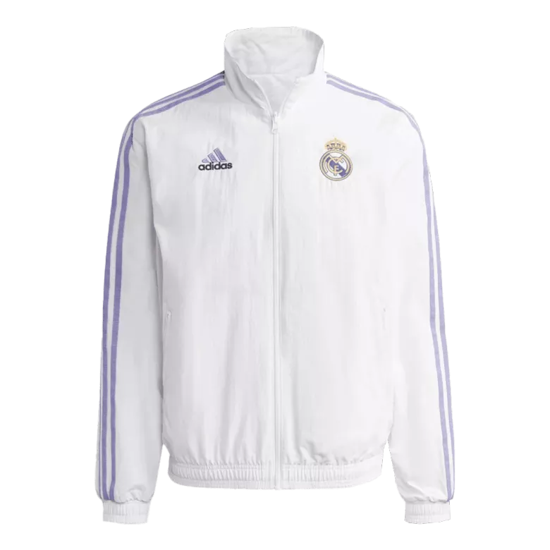 Real Madrid Reversible Anthem Jacket 2022/23 - White - vstockx