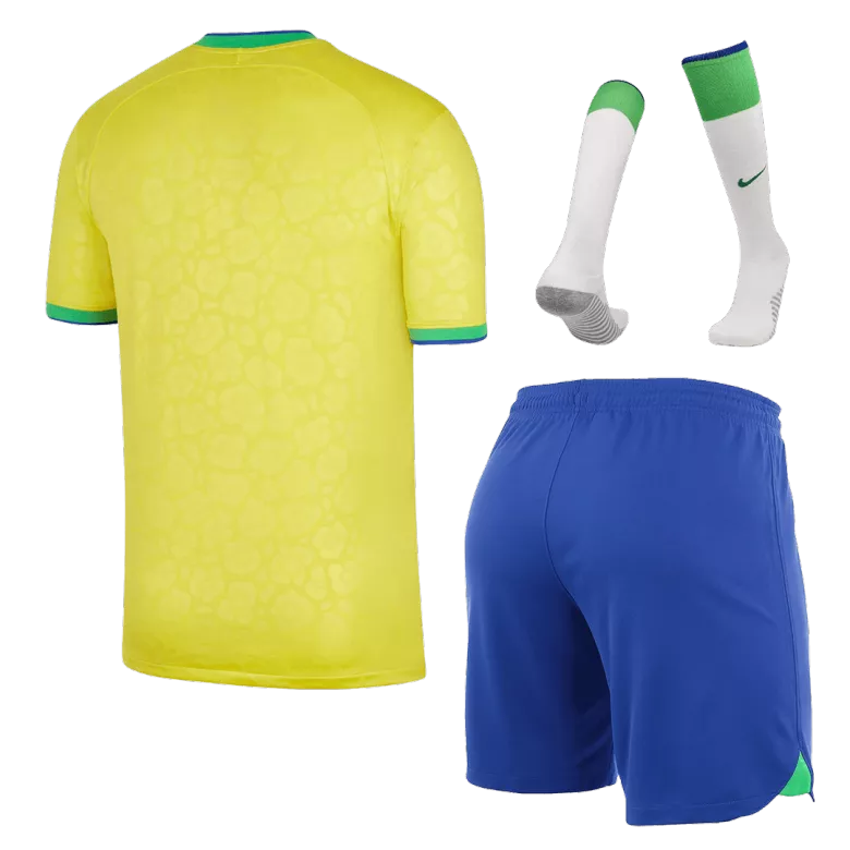 Brazil Home World Cup Jerseys Full Kit 2022 - vstockx