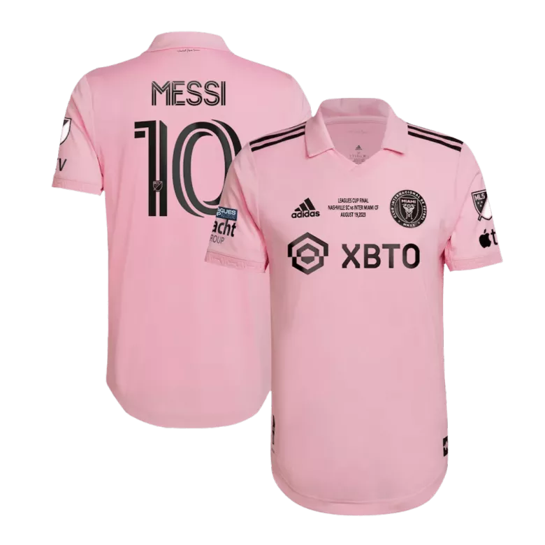MESSI #10 Inter Miami CF Home Authentic Soccer Jersey 2023 - Leagues Cup Final - vstockx