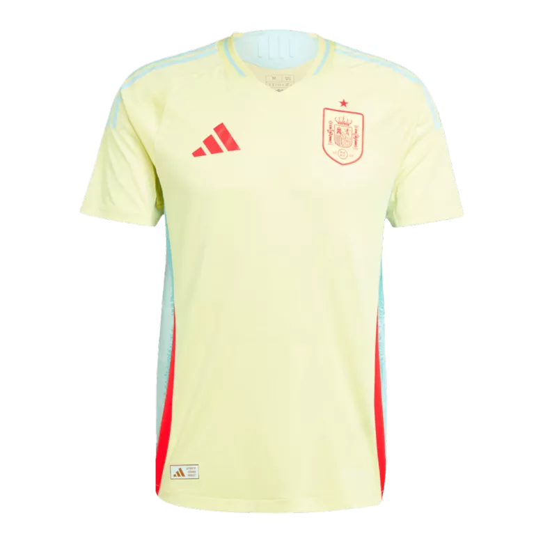 Spain Away Authentic Soccer Jersey EURO 2024 - vstockx