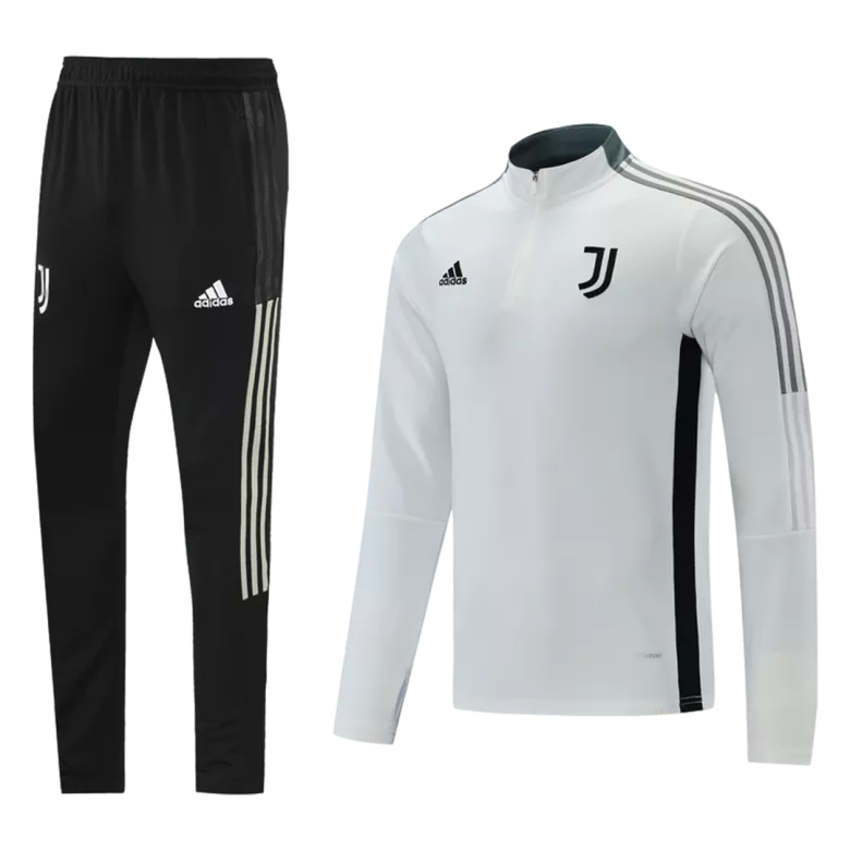 Juventus 1/4 Zip Tracksuit 2021/22 White - vstockx