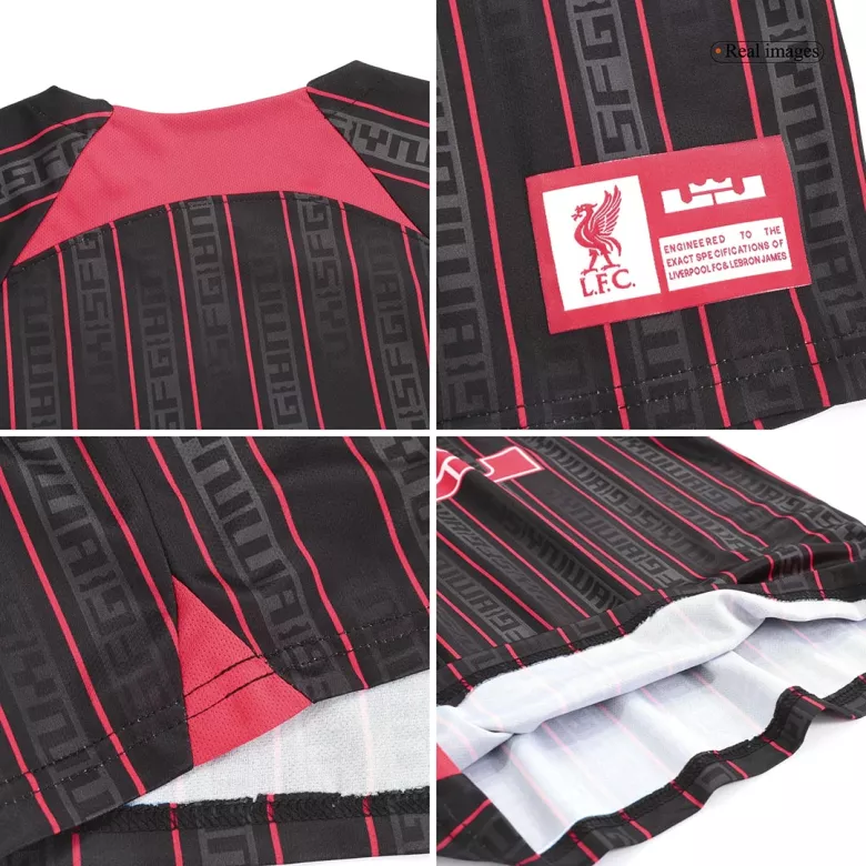 Liverpool X LeBron James Pre-Match Kids Jerseys Kit 2022/23 - vstockx