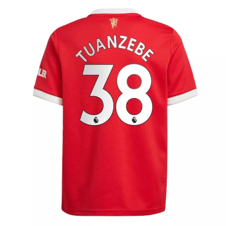 TUANZEBE #38 Manchester United Home Soccer Jersey 2021/22 - vstockx
