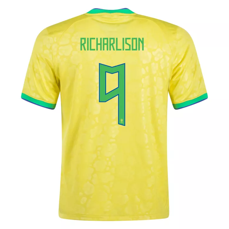 RICHARLISON #9 Brazil Home Jersey World Cup 2022 - vstockx