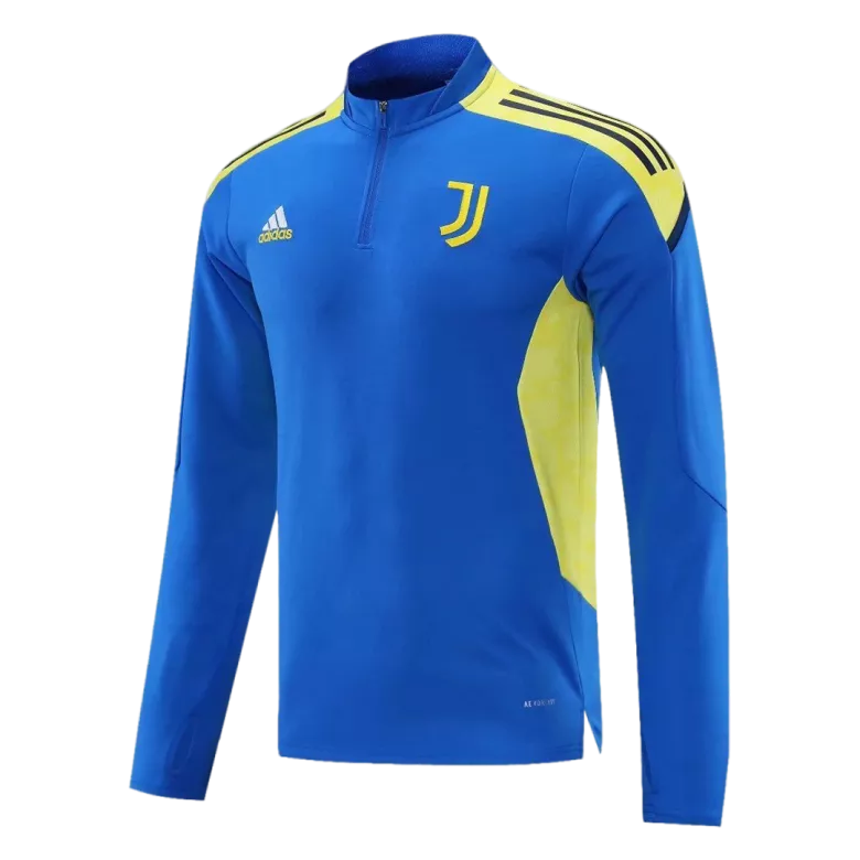 Juventus 1/4 Zip Tracksuit 2021/22 Blue - vstockx