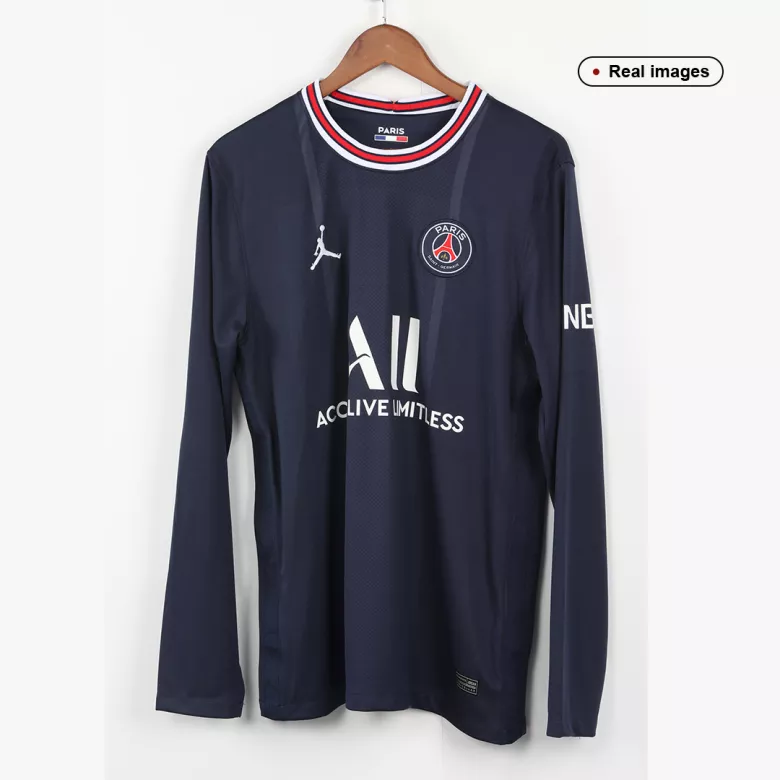 PSG Home Long Sleeve Jersey 2021/22 By Jordan - vstockx