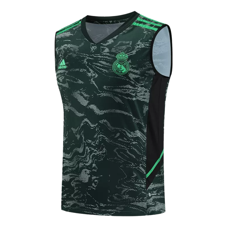 Real Madrid Jerseys Sleeveless Training Kit 2022/23 Green - vstockx