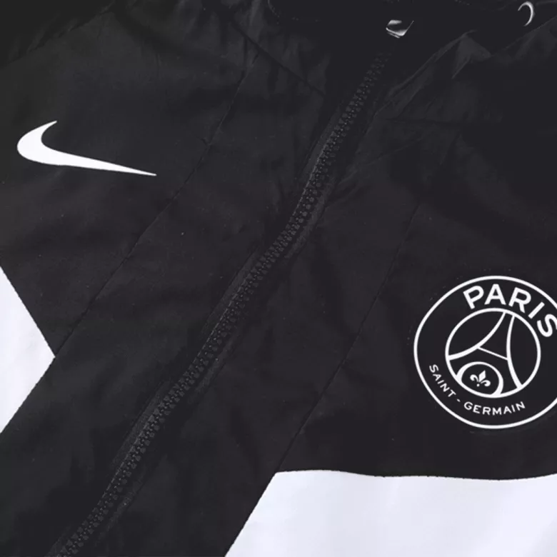 PSG Hoodie Windbreaker Jacket 2022/23 - Black - vstockx