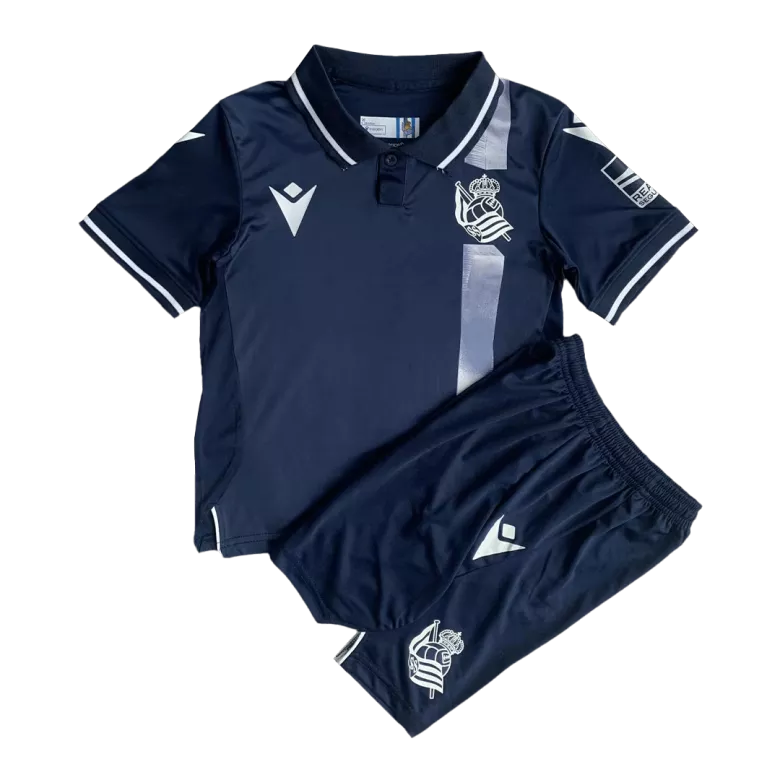 Real Sociedad Away Kids Soccer Jerseys Kit 2023/24 - vstockx