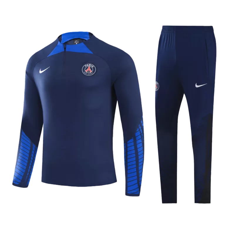 PSG 1/4 Zip Tracksuit 2022/23 Kids Navy - vstockx