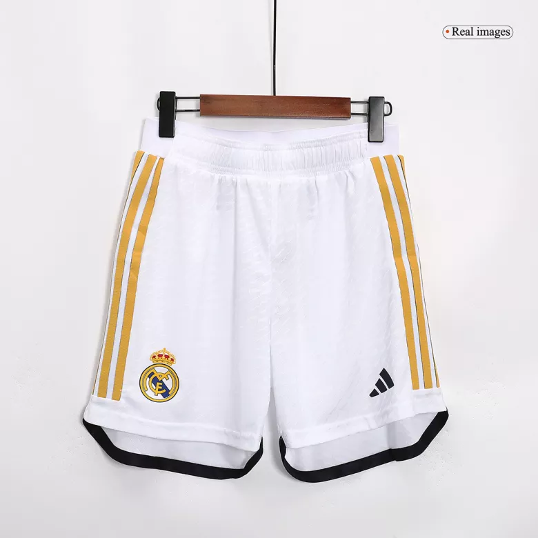 Real Madrid Home Authentic Soccer Shorts 2023/24 - vstockx