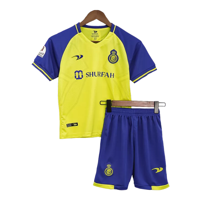 Al Nassr Home Kids Jerseys Kit 2022/23 - vstockx