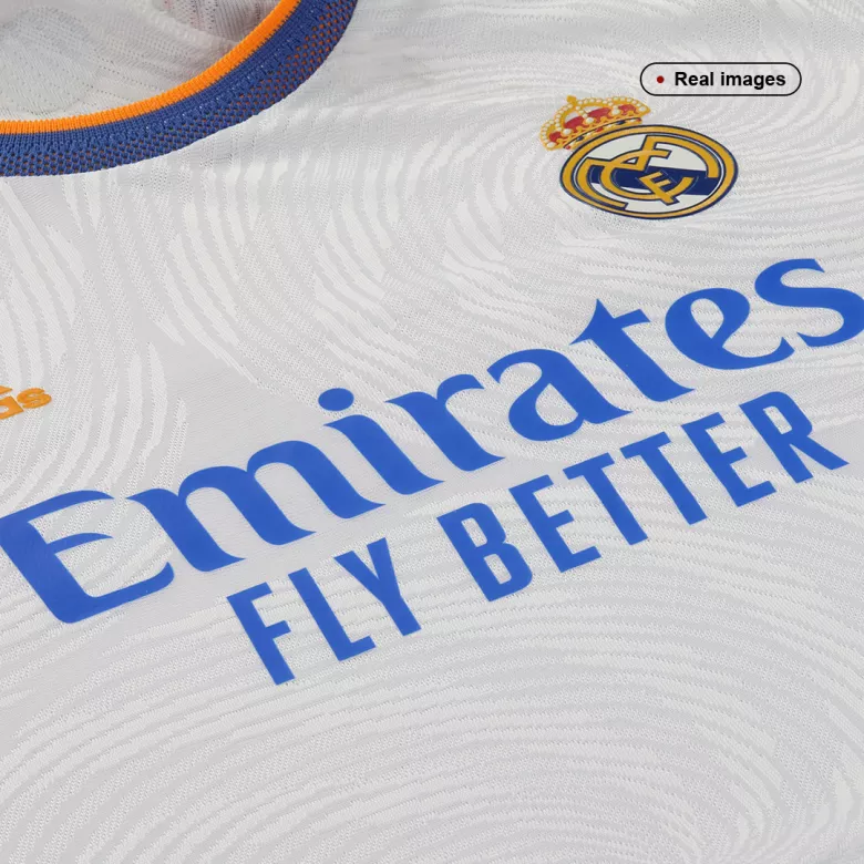 Real Madrid Home Authentic Soccer Jersey 2021/22 - vstockx