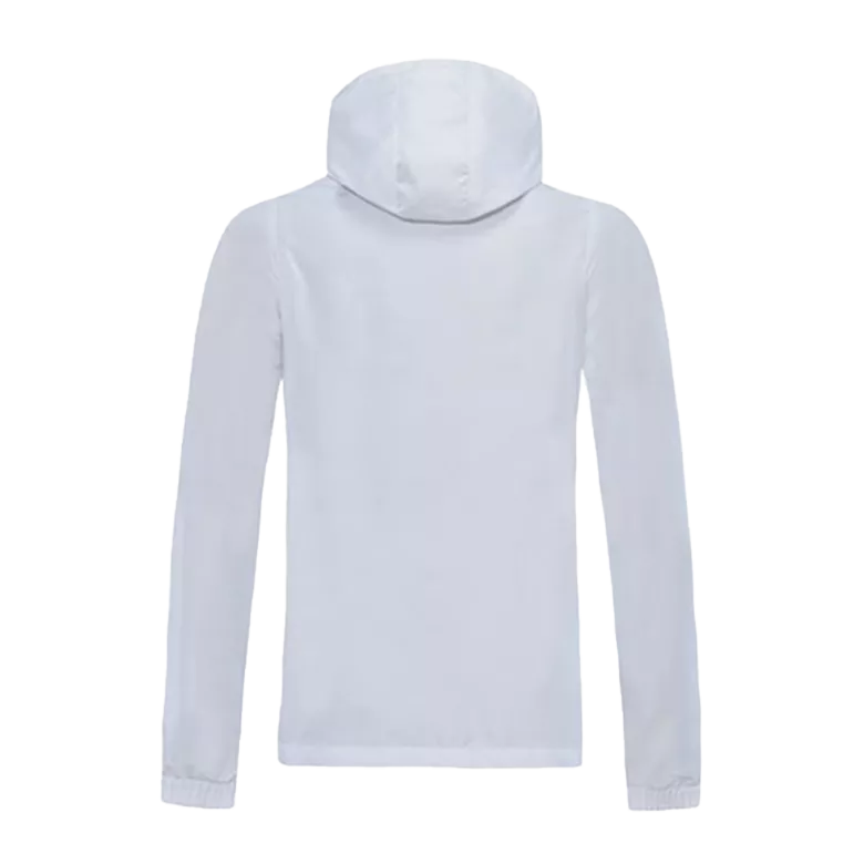 Real Madrid Windbreaker Jacket 2020/21 - White - vstockx