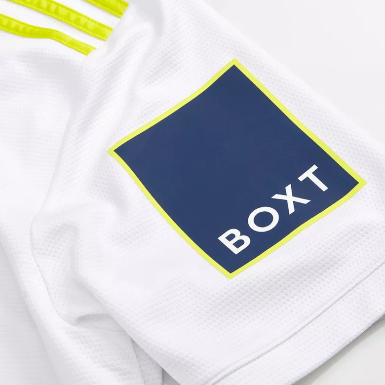 Leeds United Home Kids Soccer Jerseys Kit 2021/22 - vstockx