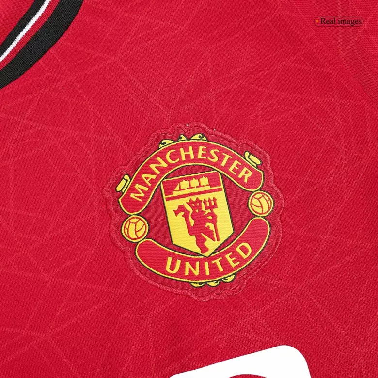 Manchester United Home Long Sleeve Soccer Jersey 2023/24 - vstockx