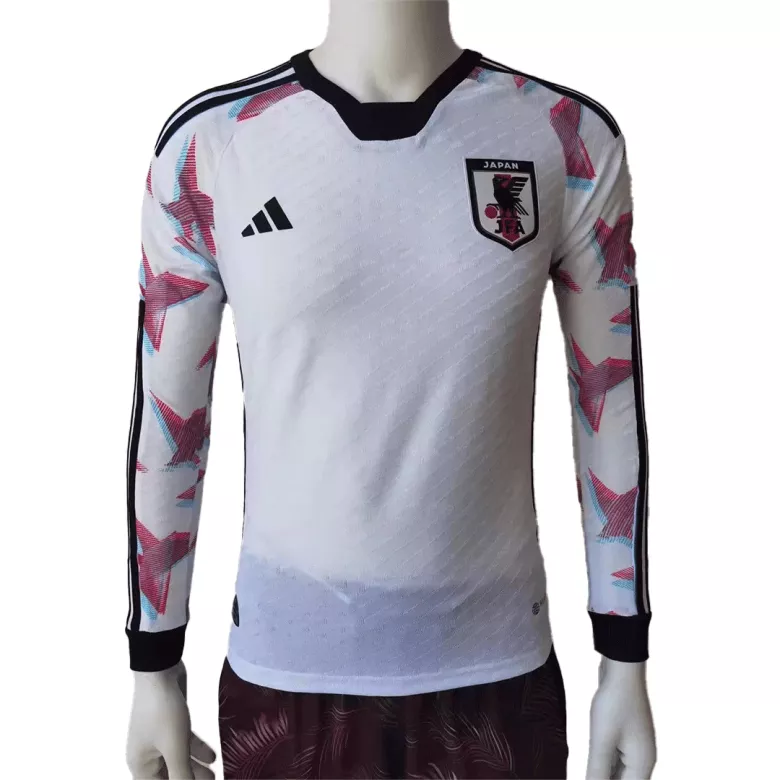 Authentic Japan Away Long Sleeve Soccer Jersey 2022 - vstockx