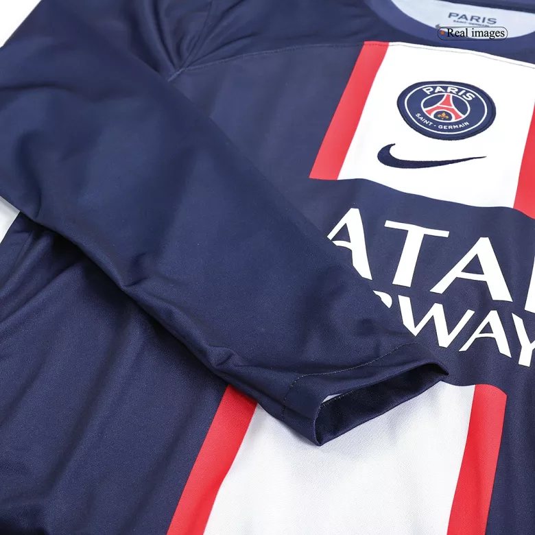 PSG Home Long Sleeve Soccer Jersey 2022/23 - vstockx