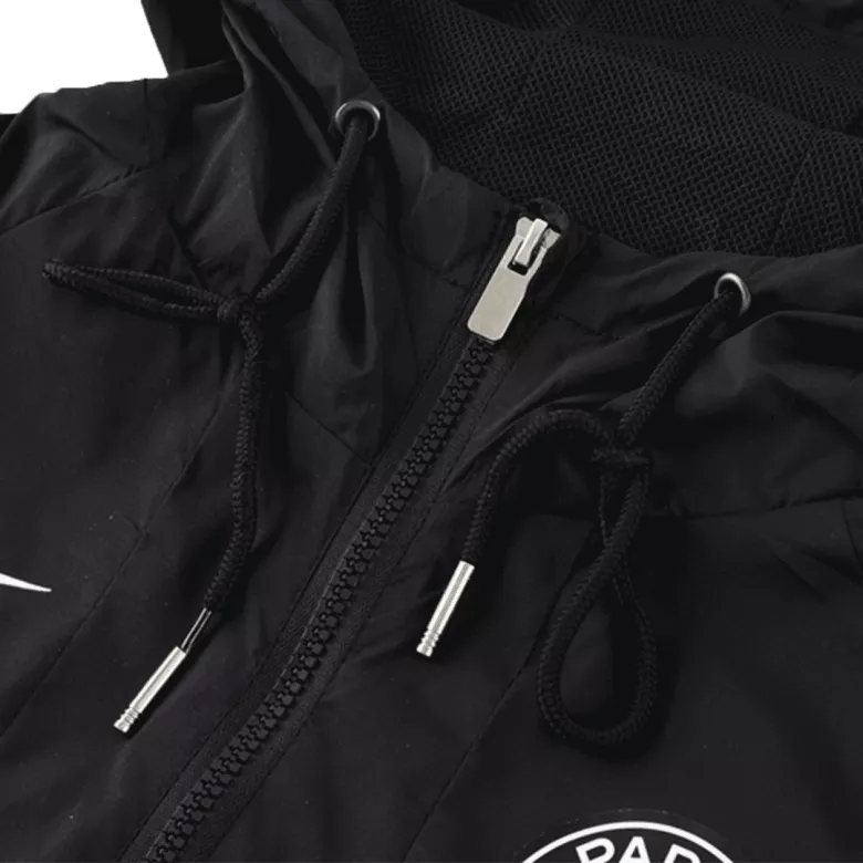 PSG Hoodie Windbreaker Jacket 2022/23 - Black - vstockx