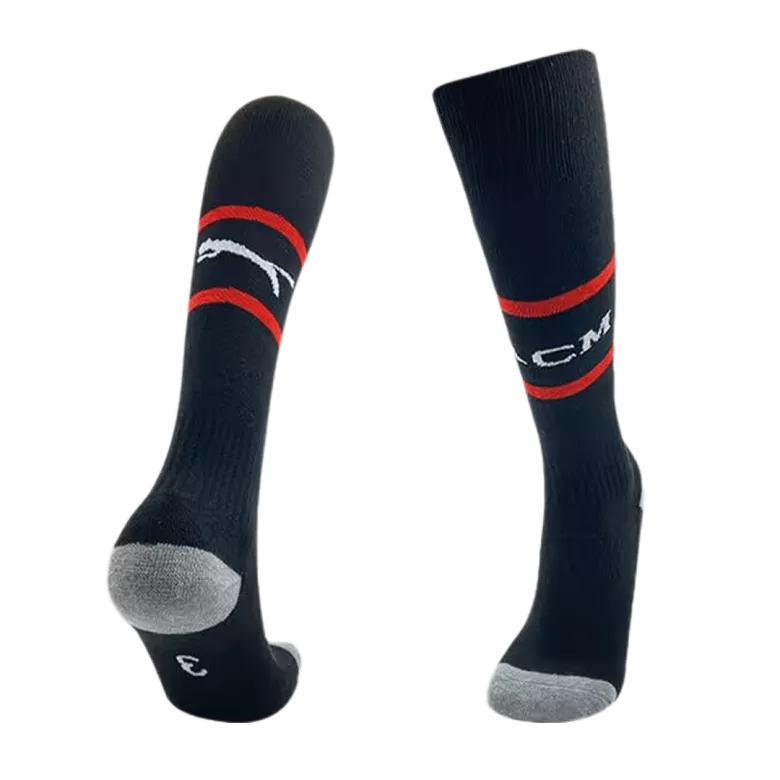 AC Milan Home Soccer Socks 2023/24 Kids - vstockx