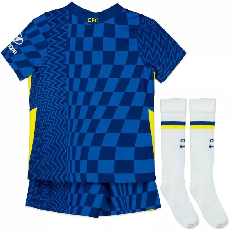Chelsea Home Kids Soccer Jerseys Full Kit 2021/22 - vstockx