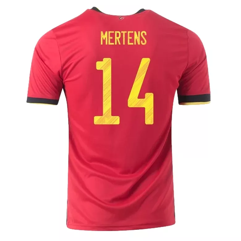 MERTENS #14 Belgium Home Soccer Jersey 2020 - vstockx