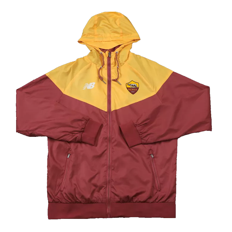 Roma Hoodie Windbreaker Jacket 2022/23 - Black&Red - vstockx