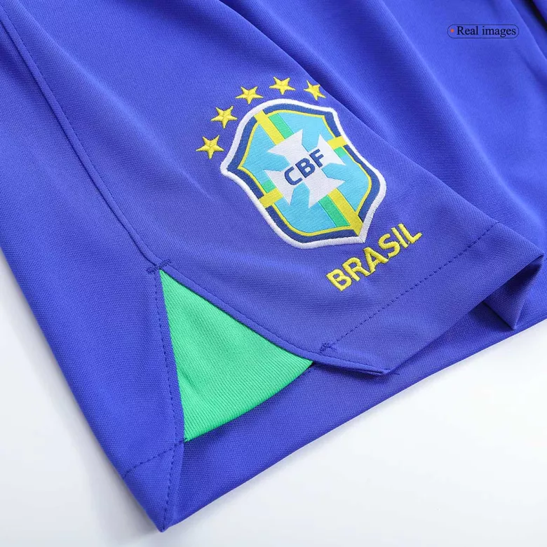 Brazil Home Soccer Shorts 2022 - vstockx