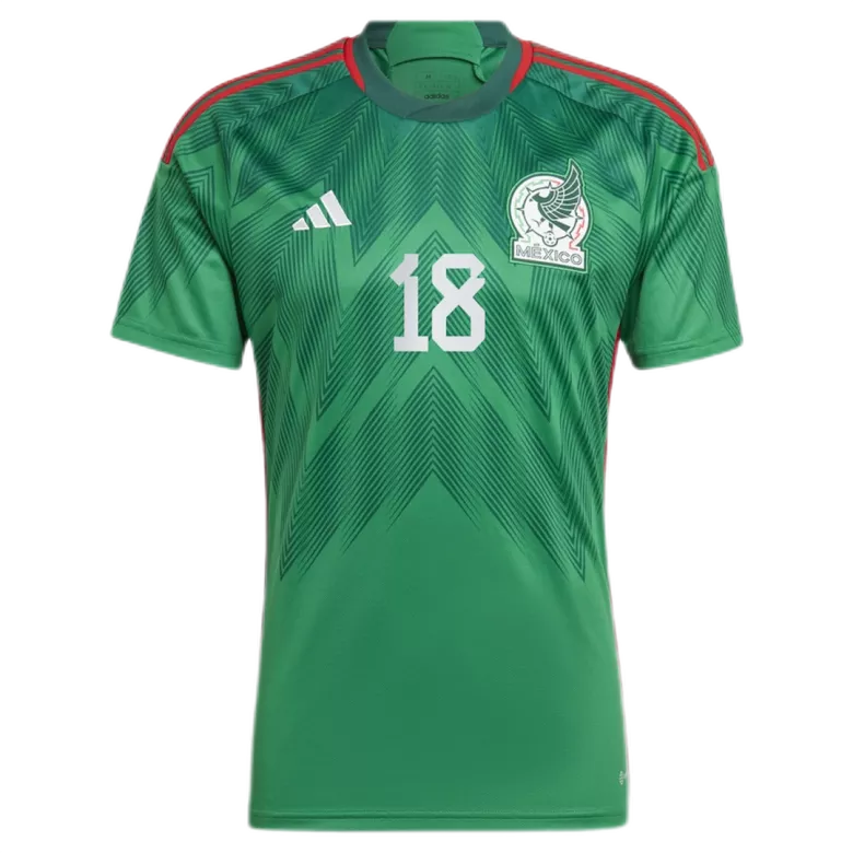 A.GUARDADO #18 Mexico Home Jersey World Cup 2022 - vstockx