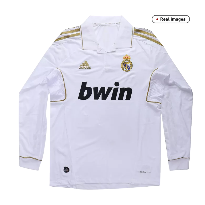 Vintage Soccer Jersey Real Madrid Home Long Sleeve 2011/12              �� - vstockx