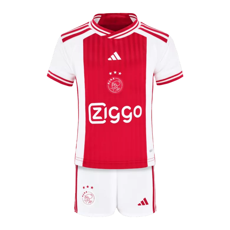 Ajax Home Kids Soccer Jerseys Full Kit 2023/24 - vstockx