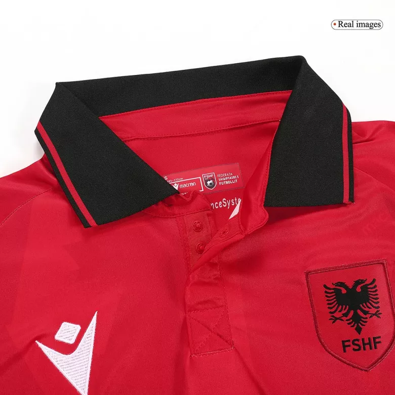 Albania Home Soccer Jersey 2023/24 - vstockx