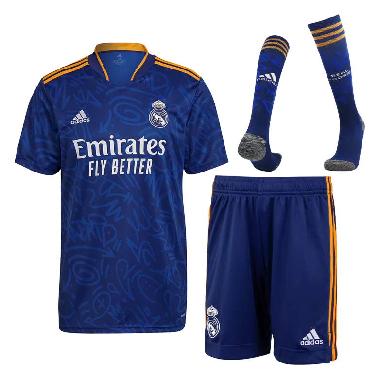 Real Madrid Away Jerseys Full Kit 2021/22 - vstockx