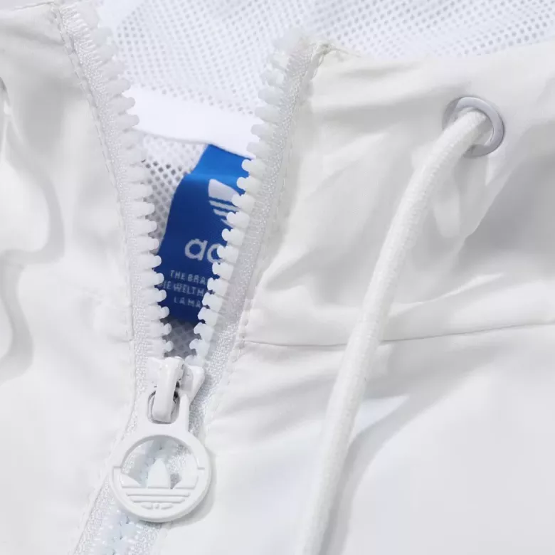 Manchester United Hoodie Windbreaker Jacket 2023/24 - White - vstockx