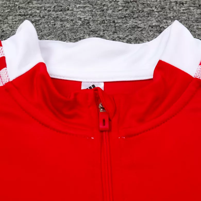 Ajax 1/4 Zip Tracksuit 2021/22 Red - vstockx