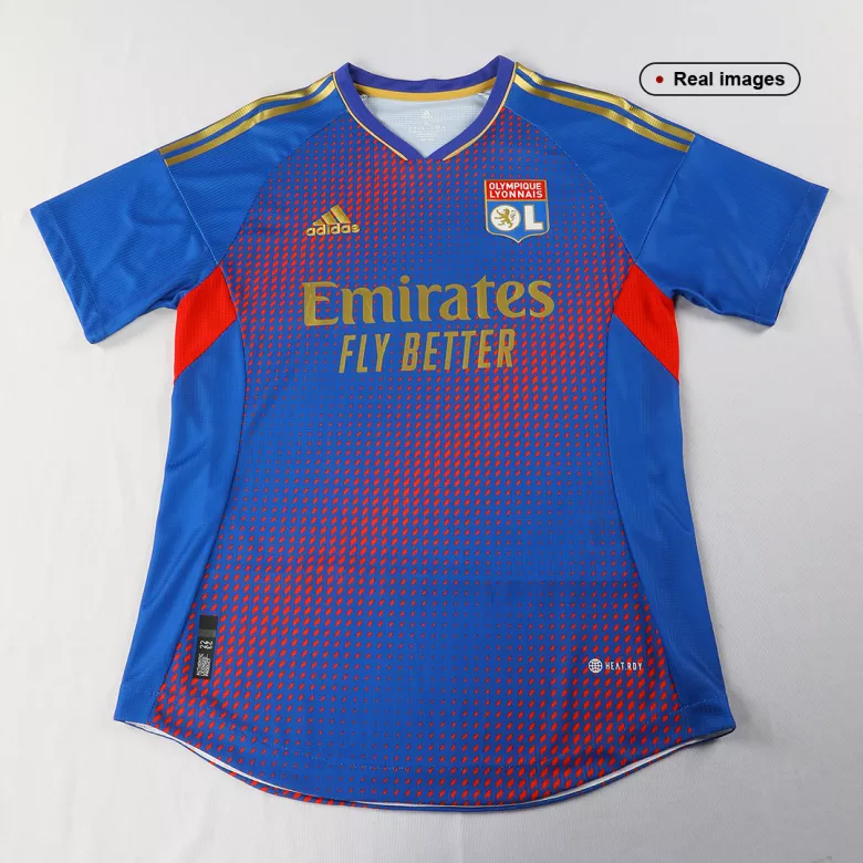Olympique Lyonnais Fourth Away Authentic Soccer Jersey 2022/23 - vstockx